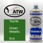 Preview: Toyota, Green Metallic, 6V4: 400ml Sprühdose, von ATW Autoteile West.